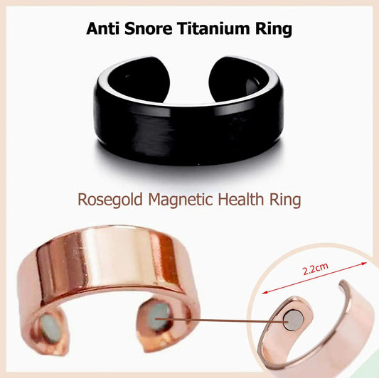 Anti Snore Titanium Ring