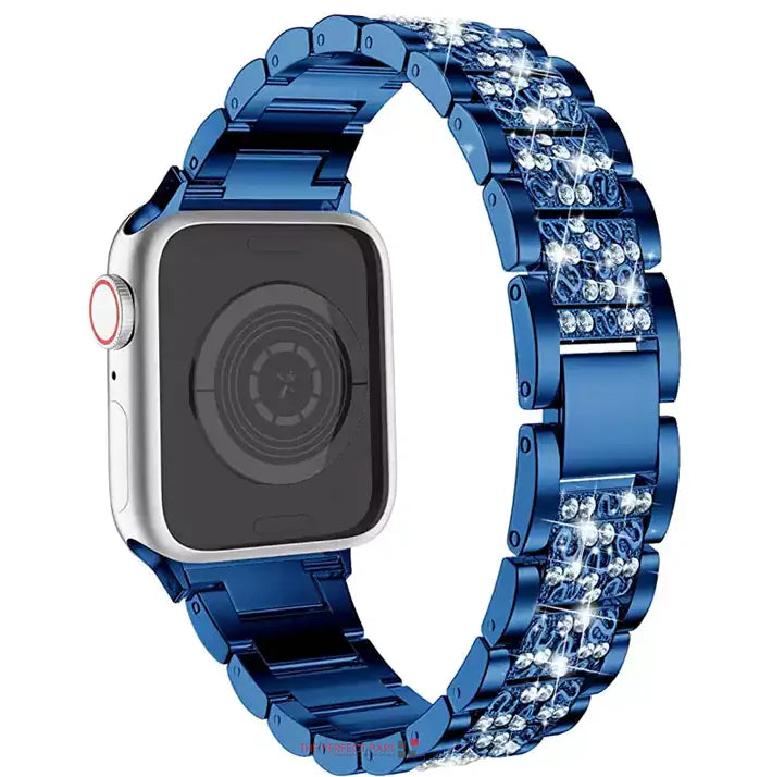 Crystal Bling Band Case iWatch Strap For Apple Watch Ultra Series 8 7 SE 6 5 4 3