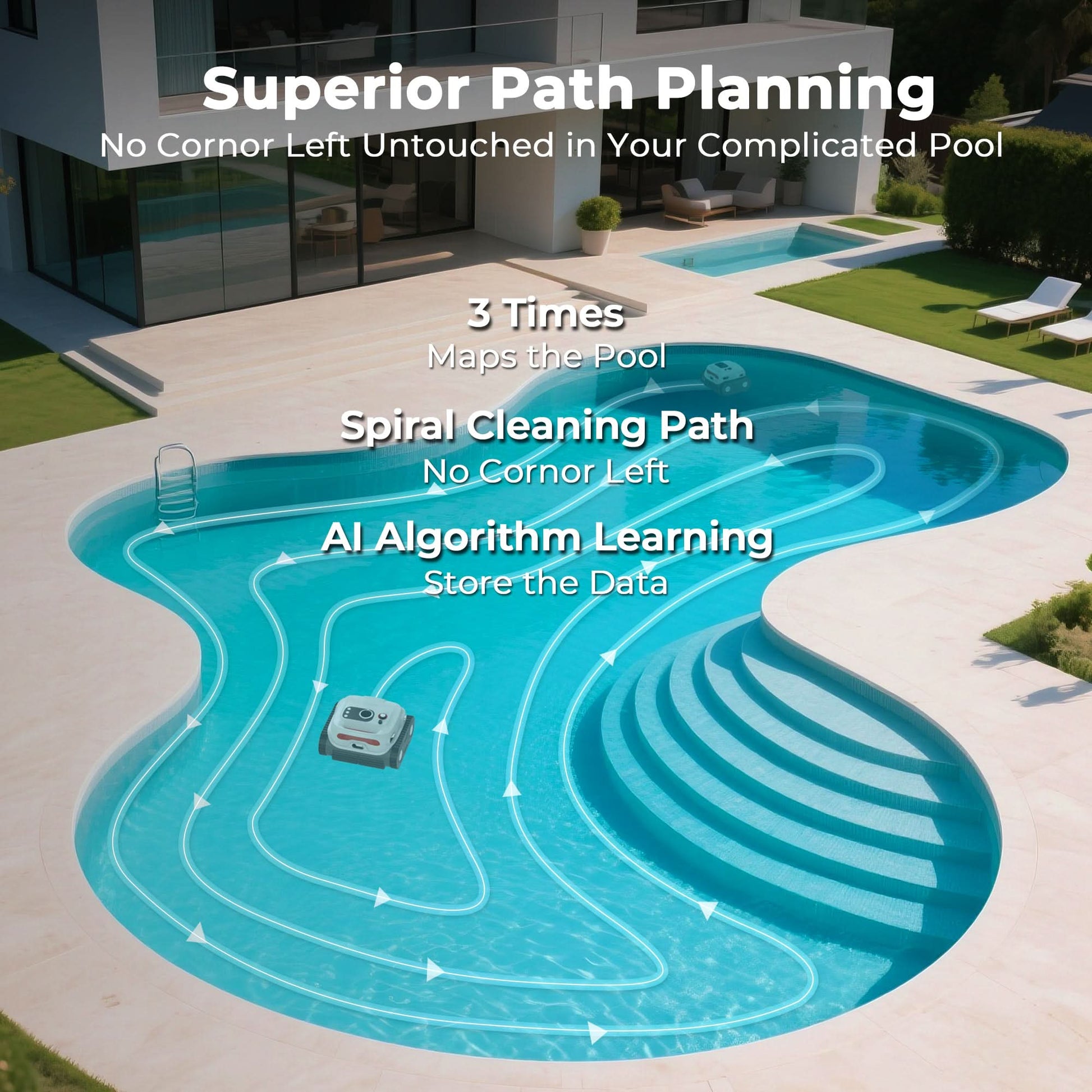 BN Pro Robotic Pool Cleaner by Sublue Underwater Scooter