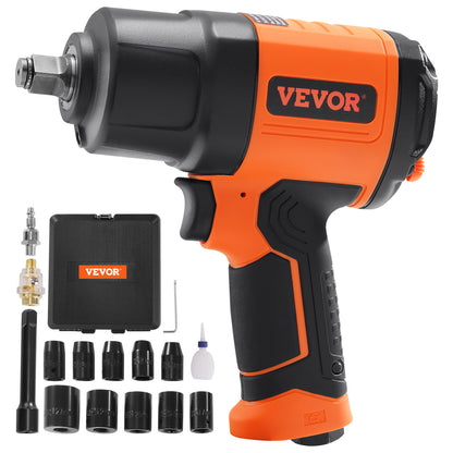 VEVOR 1 Inch Air Impact Wrench, Up To 3160 Ft-lbs High Reverse Torque Output 1inch Pneumatic Impact Gun