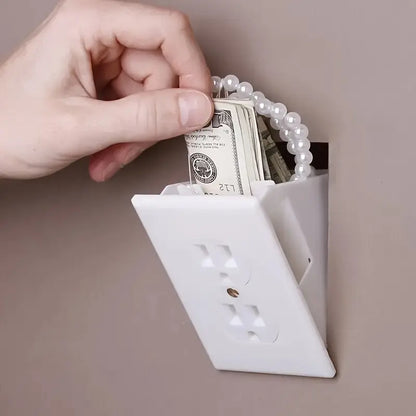 Wall Outlet Hidden Safe With Key Lock, The Sneaky Way To Trick Thieves, Easy To Install, Real Wall Plate, Wall Hidden Safe For Money, Elevated Choice Over Book Safe Or Can Safe
