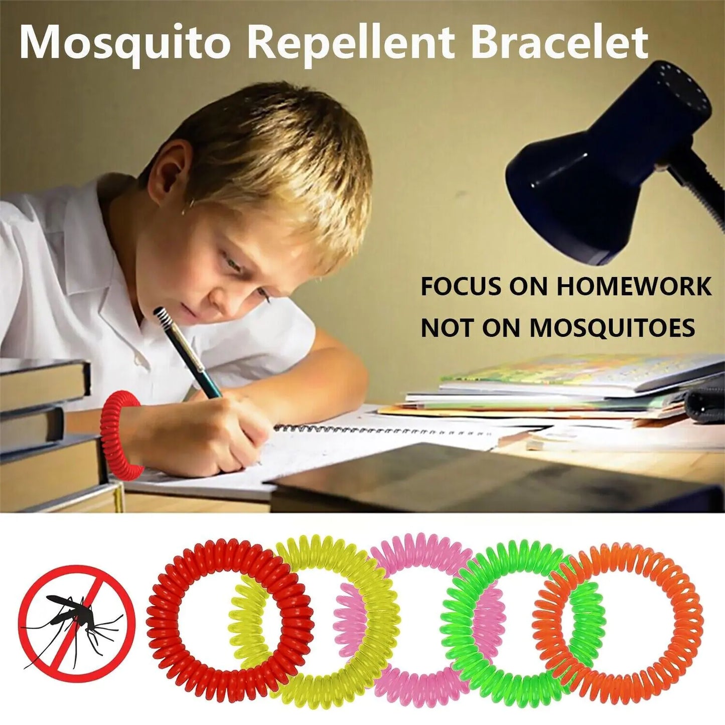 24 Pack Anti Bug Insect Pest Repellent Bracelet Wrist Band Natural Protection US - Anti Spier 