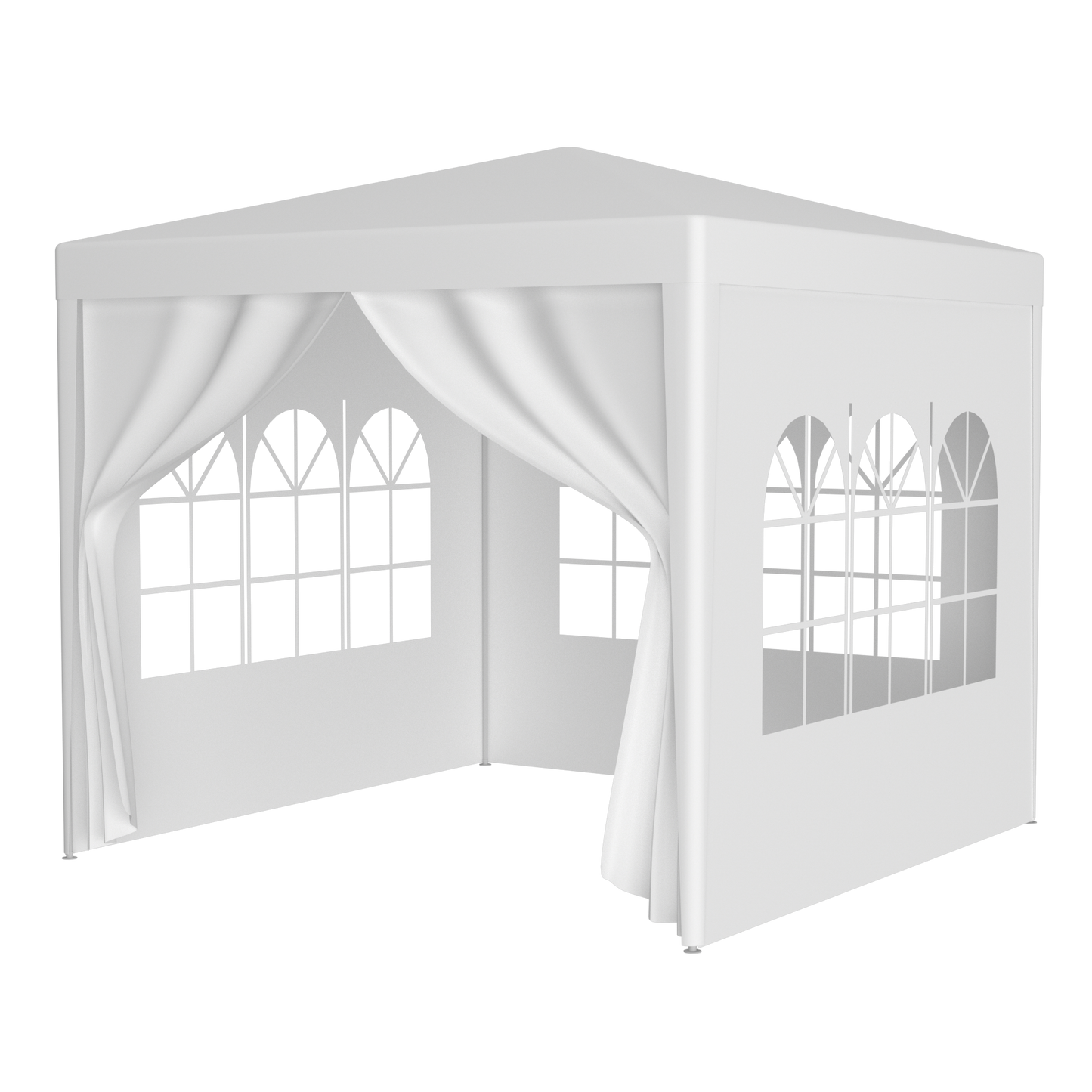 10'x10' Party Tent Outdoor Heavy Duty Gazebo Wedding Canopy + 4 Removable Walls ,Green by Dropsure