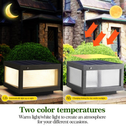 Solar Wall Light With Dimmable LEDs