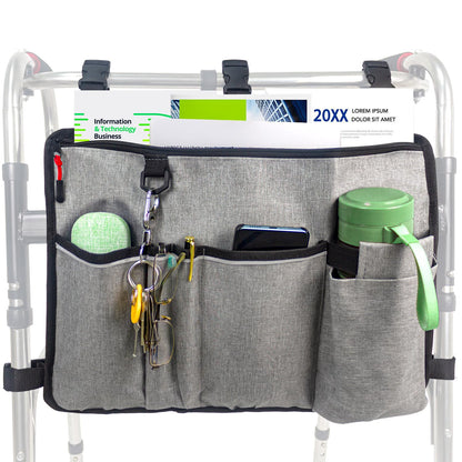 Bag Basket With Cup Holder Walker Accessories Basket For
