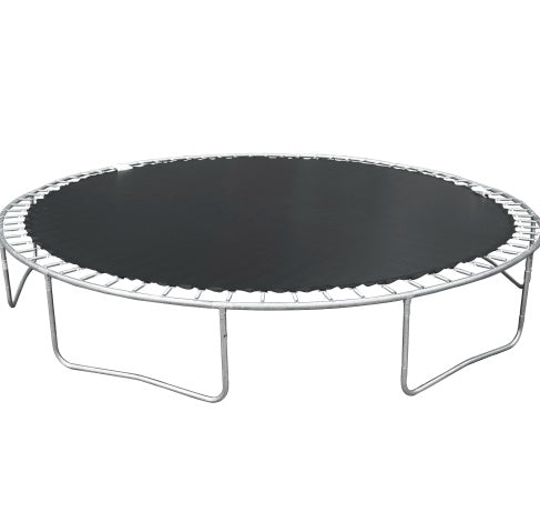 14FT Trampoline For Adults Kids With Basketball Hoop, Outdoor Trampolines W  Ladder And Safety Enclosure Net For Kids And Adults,Double-side Color Cover