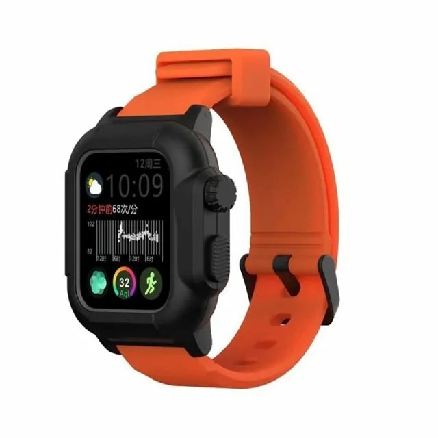 Waterproof Case And Strap Watch