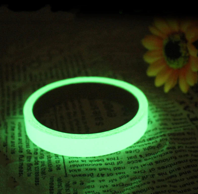 2PC Luminous Tape Self Adhesive Glow In The Dark Wall Sticker Fluorescent Light