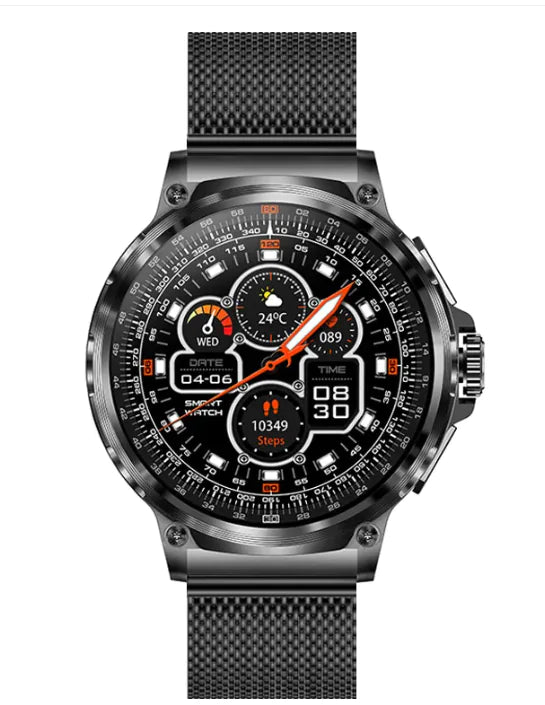 Bluetooth Multi-Sport Smartwatch with Heart Rate & SpO2 Monitoring