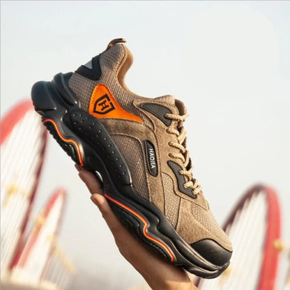 Men Steel Toe Outdoor Safety Work Shoes