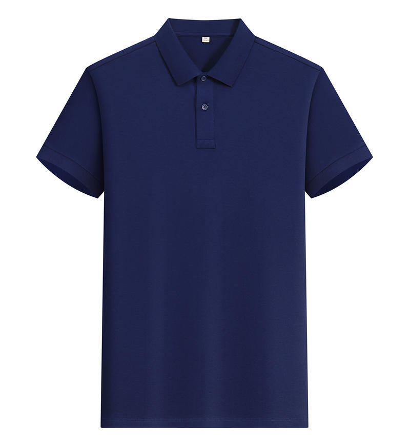 200g Island cotton polo shirt, cotton , cashmere texture, silk luster, moisture-wicking, anti-wrinkle, wear-resistant, short-sleeved