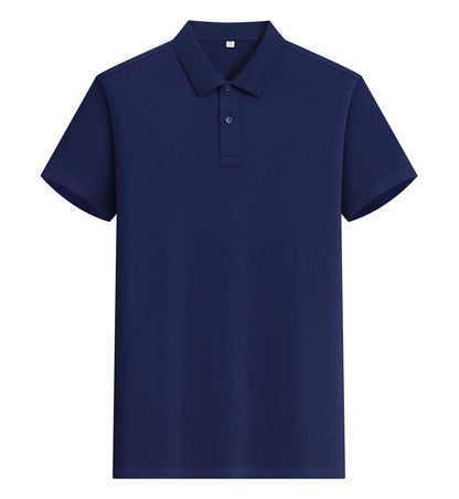 200g Island cotton polo shirt, cotton , cashmere texture, silk luster, moisture-wicking, anti-wrinkle, wear-resistant, short-sleeved