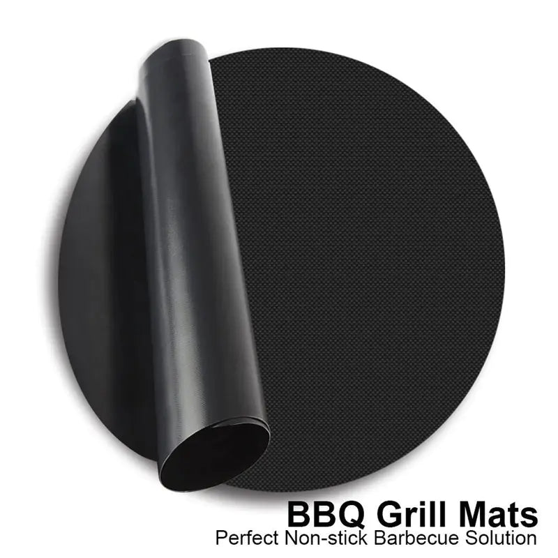High-Temperature Non-Stick Round BBQ Mat 15.75”