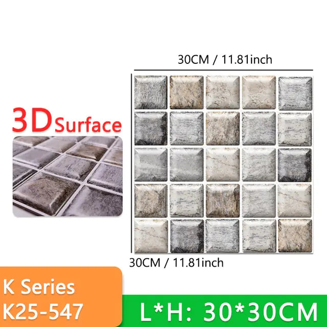 Thick Self-Adhesive Marble Floor Stickers