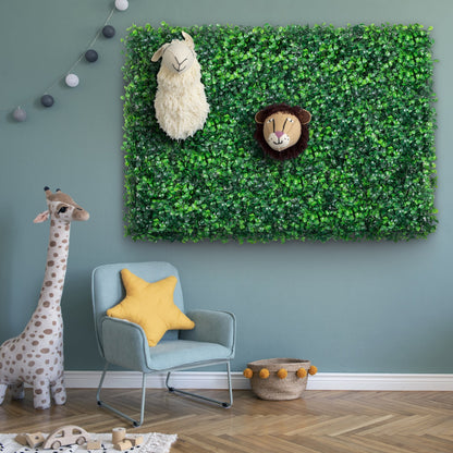 12PCS 24"x16" Artificial Boxwood Boards, UV Protected Grass Wall Panels & Boxwood Fence Panels for Green Wall Decor, Garden Fence, Wedding Backyard Decoration by Dropsure