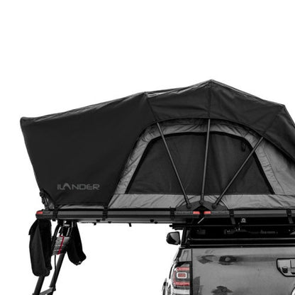 ILANDER Lite Cruiser Car Rooftop Tent 120cm, Entry Level Onshore Aluminum Folding Car Roof Tent For Sedan SUV Truck Camping Waterproof, Windproof, Rugged -Unusable Platform- Amazon