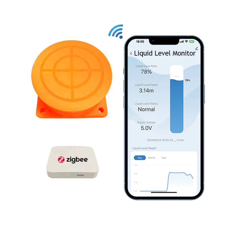 Wireless Water & Fuel Level Sensor