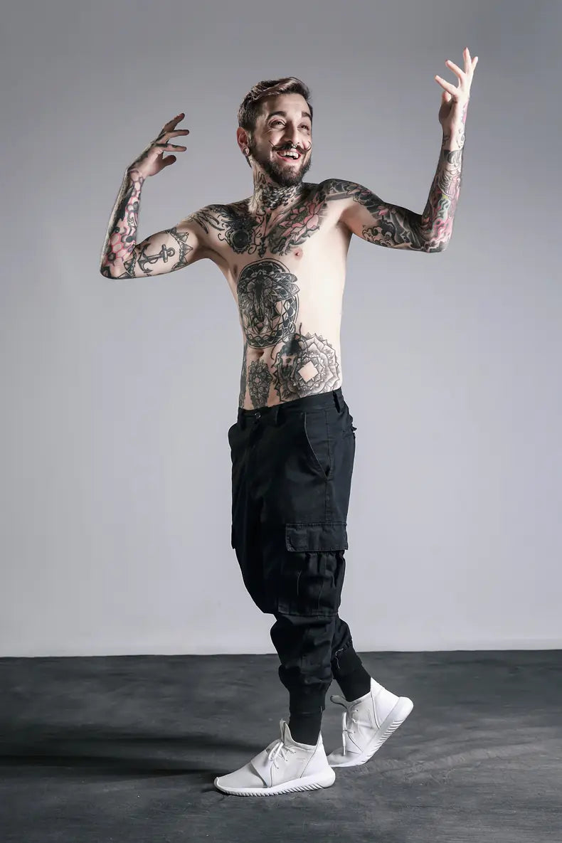 Men's Streetwear Camouflage Cargo Pants in Loose Fit