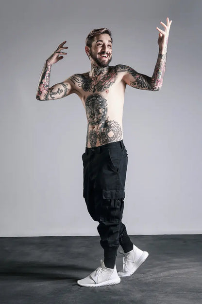 Men's Streetwear Camouflage Cargo Pants in Loose Fit