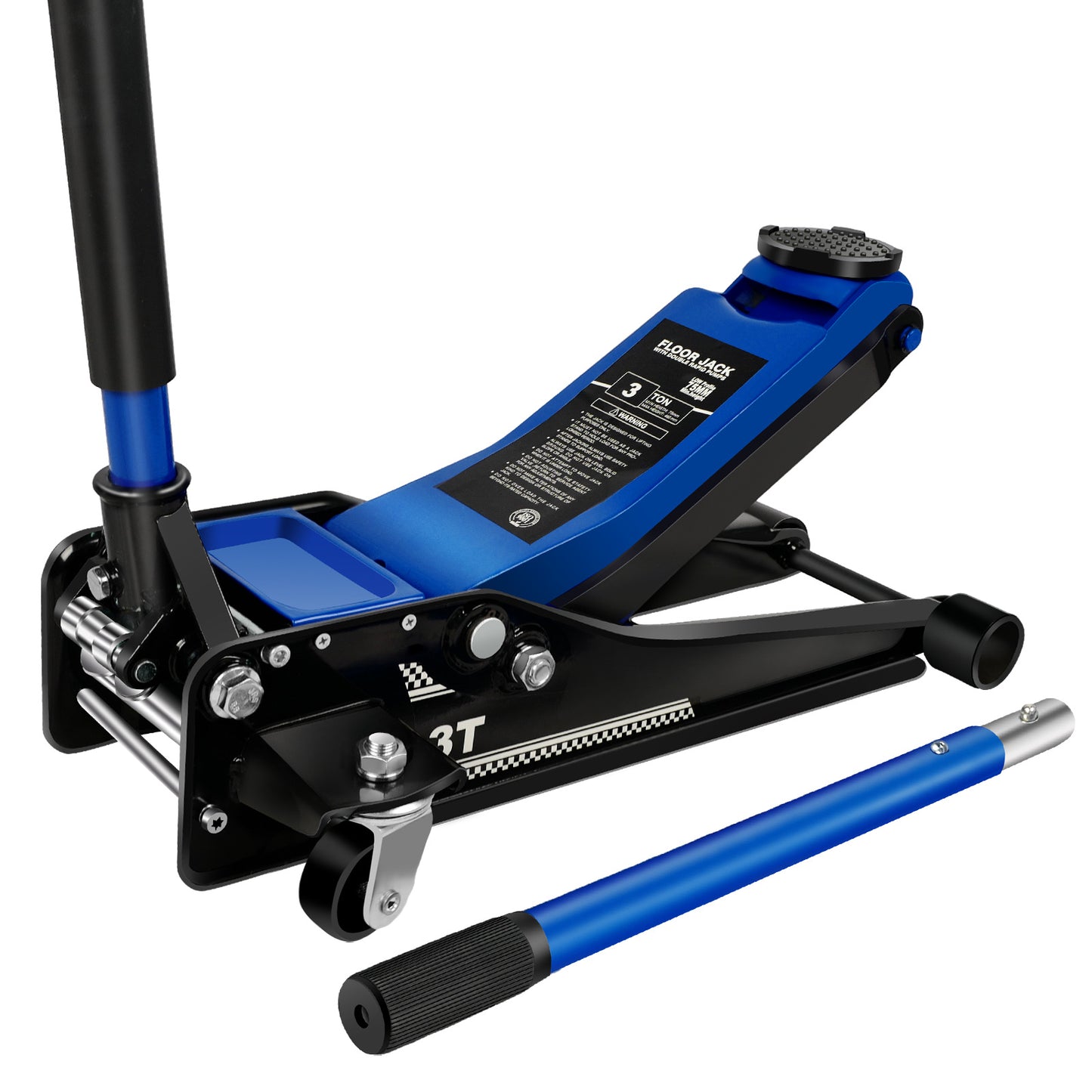 Floor Jack 3 Ton Low Profile Floor Jack Lifting Range 2.95 Inch-18.11 InchUnusable Platform - Weifel-Temu