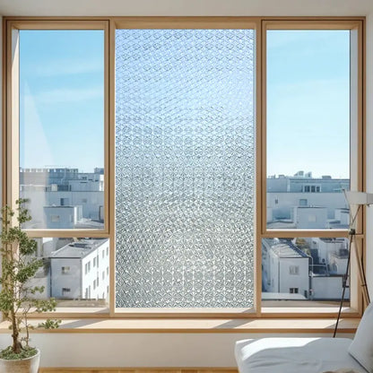 Static Cling Window Film - Frosted 3D Decorative Vinyl
