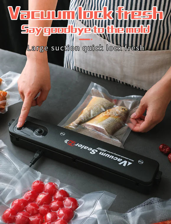 Vacuum Sealer Machine Food Preservation Storage Saver Automatic With Seal Bag - Anti Spier 