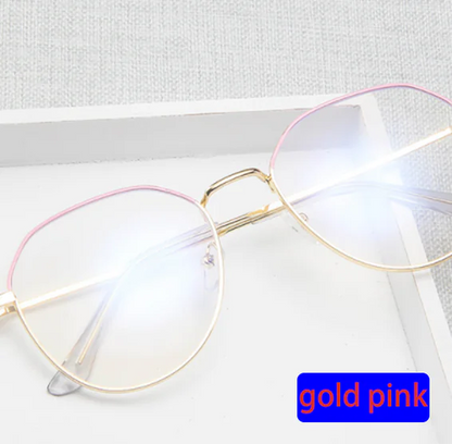 Blue Light Blocking Glasses with Metal Frame
