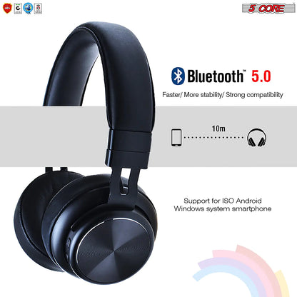 5Core Bluetooth Headphones Wireless Noise Cancelling Audifonos Inalambricos - Anti Spier 