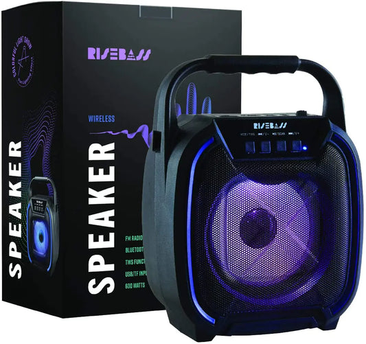 8" 600 watt Speaker - Portable Wireless Bluetooth Speaker with TWS Function - Anti Spier 