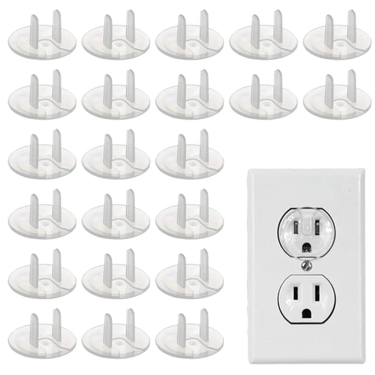 Haodlay 50 Pack Outlet Covers Baby Proofing Clear Outlet Covers Baby Safety Outlet Plug Covers Safe & Secure Electric Plug Protectors Sturdy Childproof Socket Covers for Home & Office