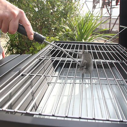 Stainless Steel BBQ Grill Cleaning Brush - 1pc Tool