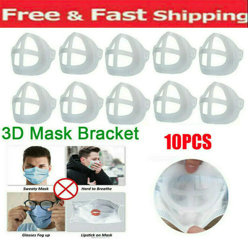 3D Face Mask Bracket Mouth Separate Inner Stand Holder Breathing Space Frame