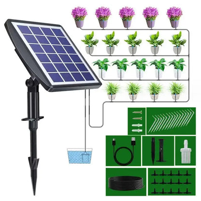 Solar-Powered Auto Watering System