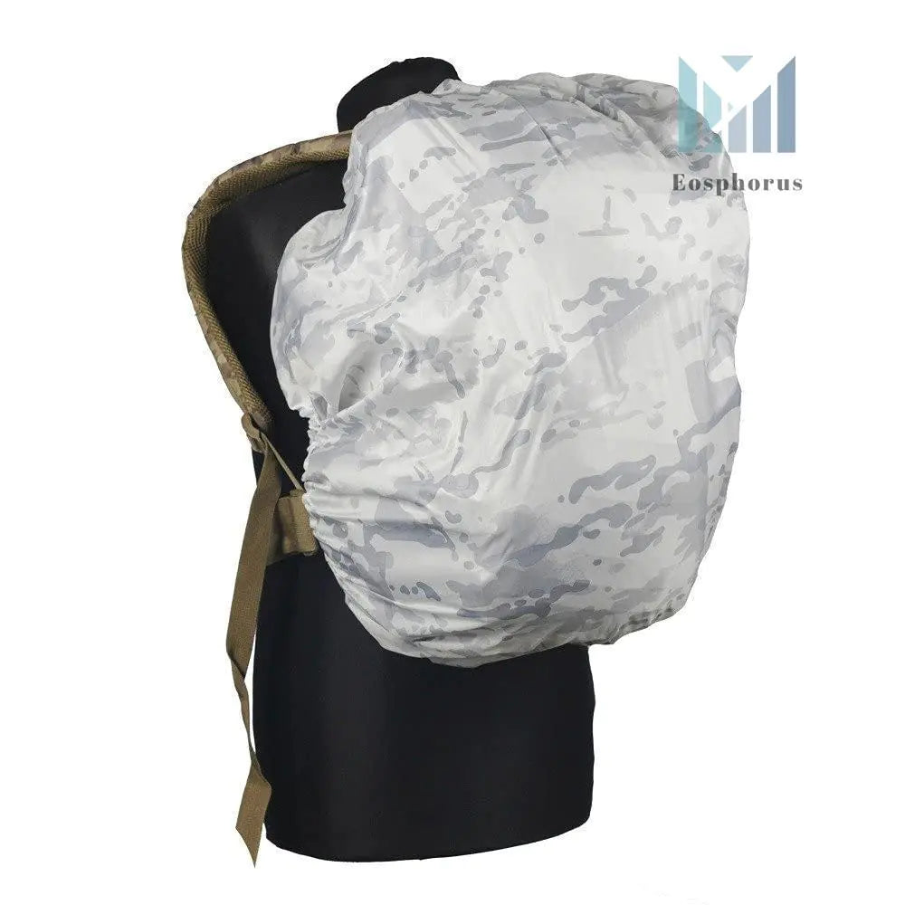 Winter Camo Backpack Cover Water Repellent Anti dust Ultra Lightweight