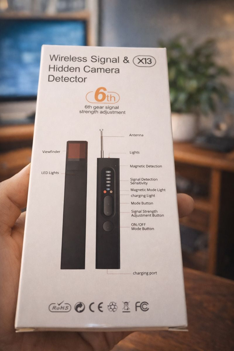 Anti spy, multi-functional surveillance detector