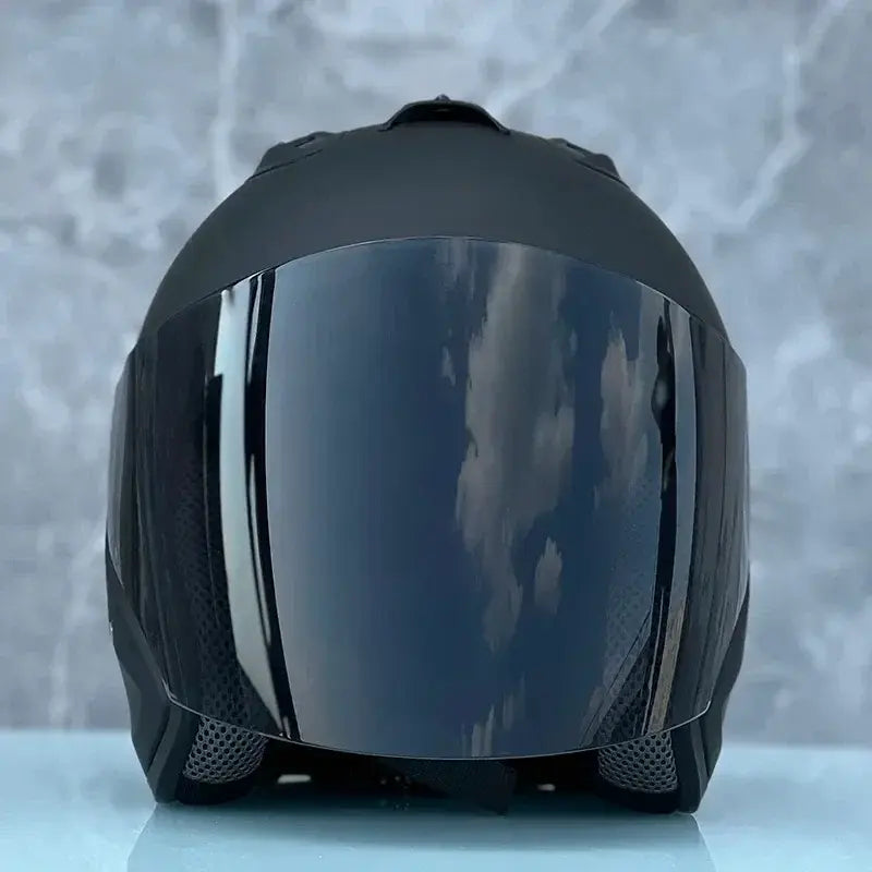 Ultralight Safety Motorcycle Helmet with Integrated Light