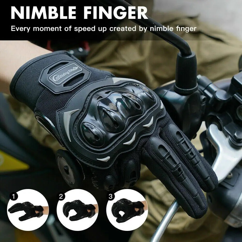 Racing Motorcycle Motorbike Motocross Riding Dirt Bike Full Finger Sports Gloves