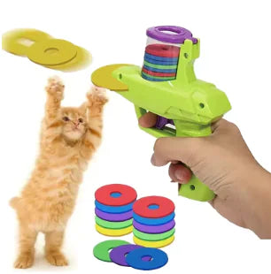 Cat Chase Foam Disc Launcher