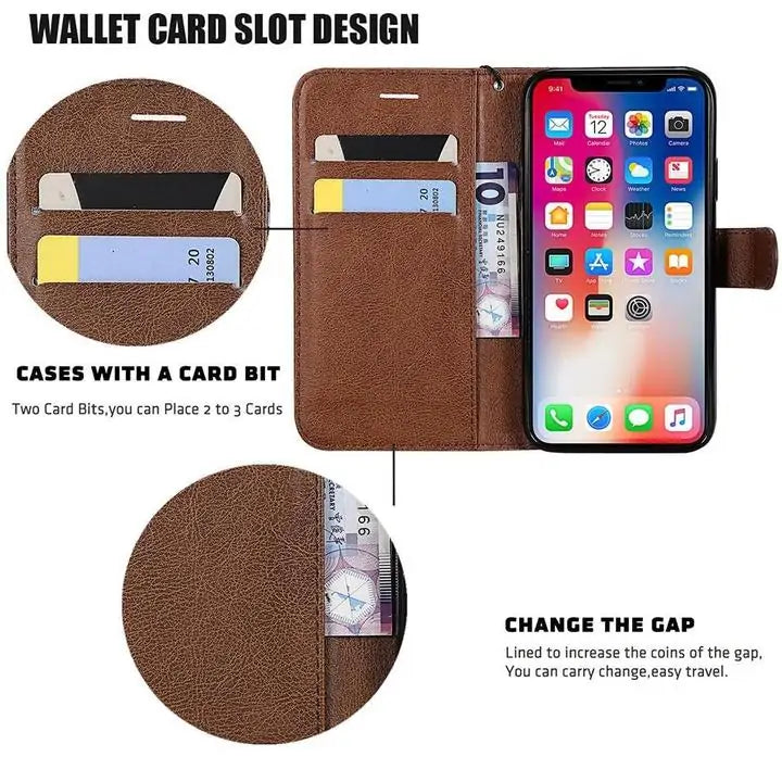 RFID Blocking Wallet iPhone Case