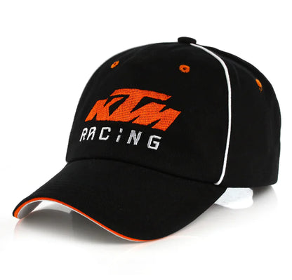 KTM Racing Cap for Off-Road Motorcycles and Baseball