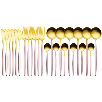 24 Pieces Luxury Cutlery Set