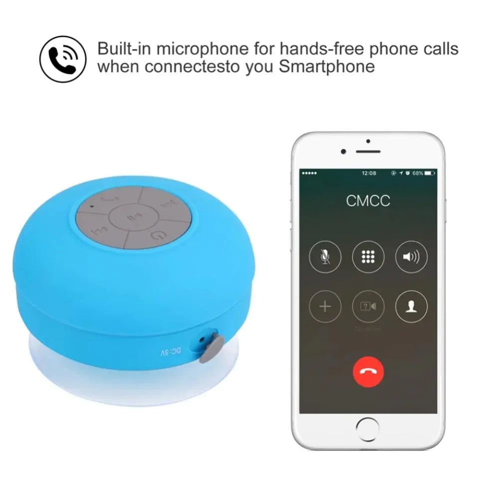 Hands-free Calling Small Waterproof Bluetooth Speaker