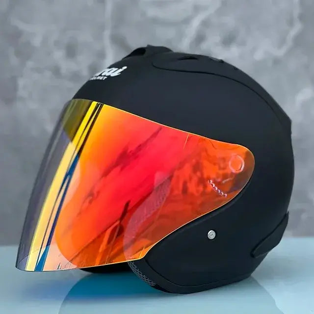 Ultralight Safety Motorcycle Helmet with Integrated Light