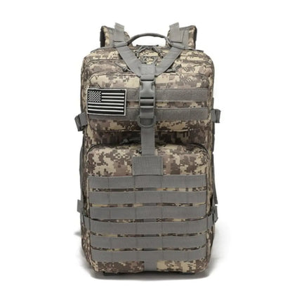 42L Tactical Backpack BagAnti Spier Anti Spier42L Tactical Backpack Bag with USA PatchWaterproof and Rip Proof
With multiple compartments, pouches and zip pockets.
High-quality brand zips and upgraded extra-durable plastic hardware.
MOLLE design an