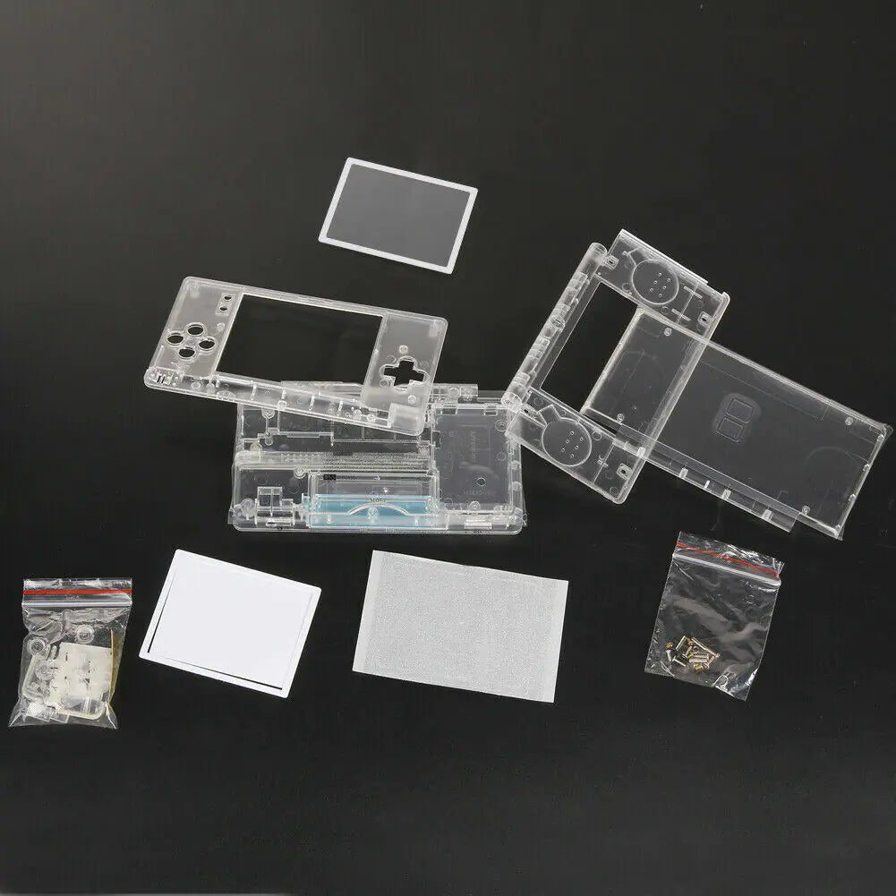 Full Replacement Housing Shell Screen Lens Clear For OEM Nintendo DS Lite NDSL