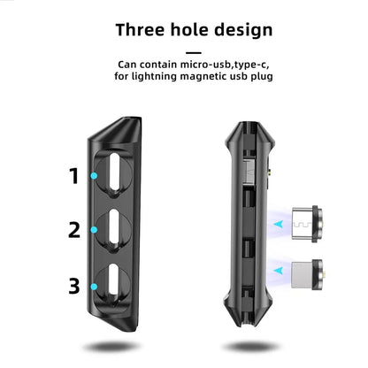 3 in 1 Magnetic Cable Plugs Case