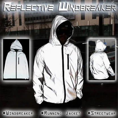 FashionFad Reflective Windbreaker