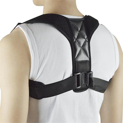 Posture Corrector Adjustable Back Brace Shoulder Support Clavicle Belt Men Women - Anti Spier 