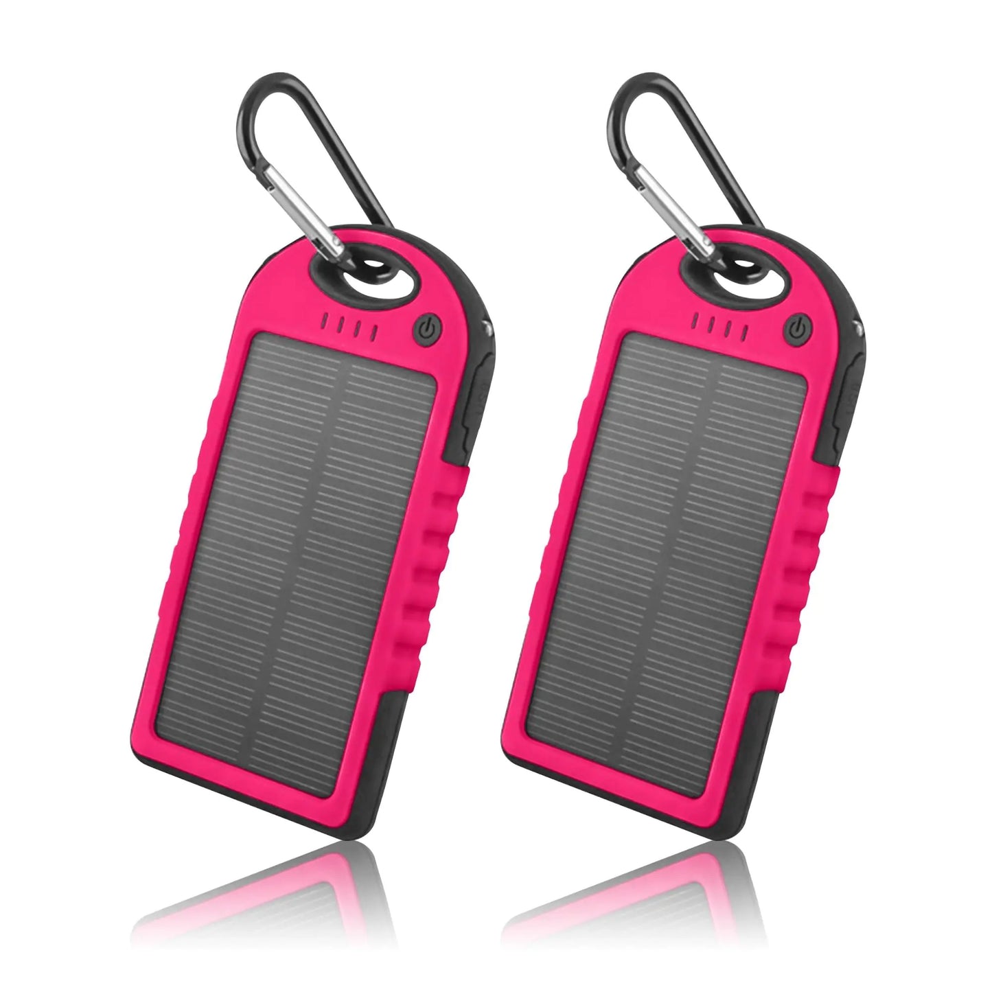 5000mAh Solar Power Bank Phone Charger (2-Pack)Anti Spier Anti Spier5000mAh Solar Power Bank Phone Charger (2-Pack)High-Capacity Battery: Each power bank boasts a generous 5000mAh capacity, providing ample energy to charge your devices multiple times before needing a recharge its