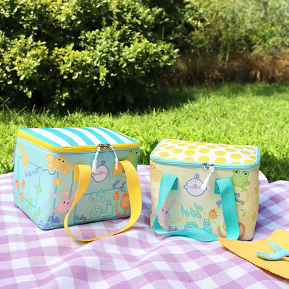 Milk&Moo Insulated Lunch Box For Kids, Yellow